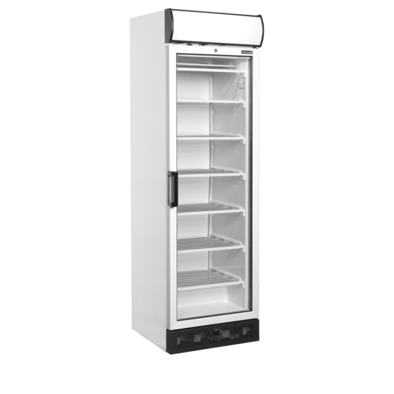 Congelador Expositor | UFFS371GCP | 270L | Puerta Cristal Térmico | Estática | -24/-14°C | R290 | Clase C | 595x640x1980 mm
