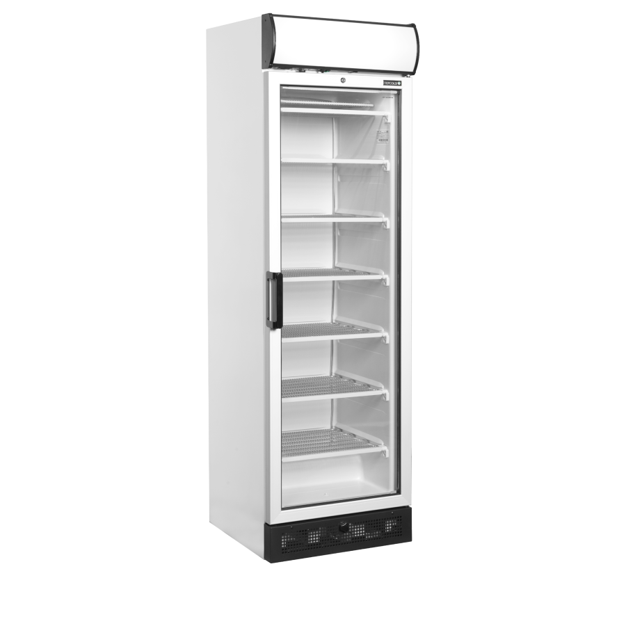 Congelador Expositor | UFFS371GCP | 270L | Puerta Cristal Térmico | Estática | -24/-14°C | R290 | Clase C | 595x640x1980 mm