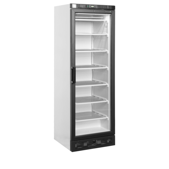 Congelador Expositor | UFSC371G | 270L | Puerta Cristal Térmico | LED | Estática | -23/-18°C | R290 | Clase C | 595x640x1840 mm