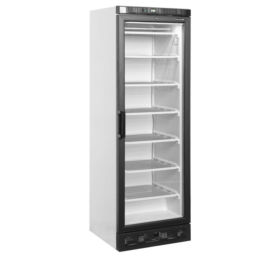 Congelador Expositor | UFSC371G | 270L | Puerta Cristal Térmico | LED | Estática | -23/-18°C | R290 | Clase C | 595x640x1840 mm