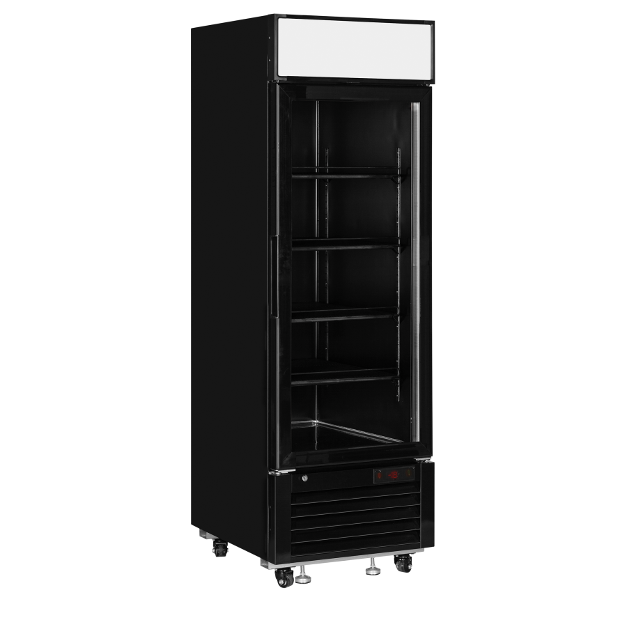 Congelador Expositor Negro | Ref: LGF2500B | 405L | Puerta Cristal | Vent. | LED | -25/-14°C | R290 | Clase C | 685x805x2065 mm