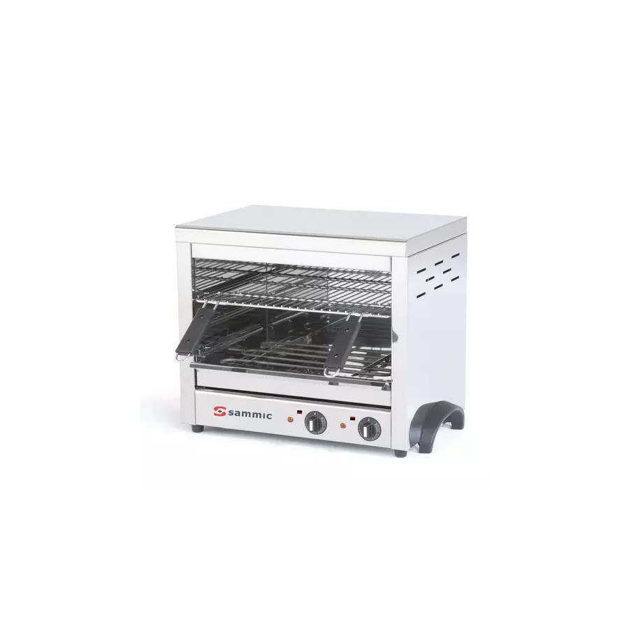 Salamandra Gratinadora Profesional de Techo Fijo SGF-450 | 5130278 | Área de Cocción 450x350 mm | Acero Inox | 3600W | 230V