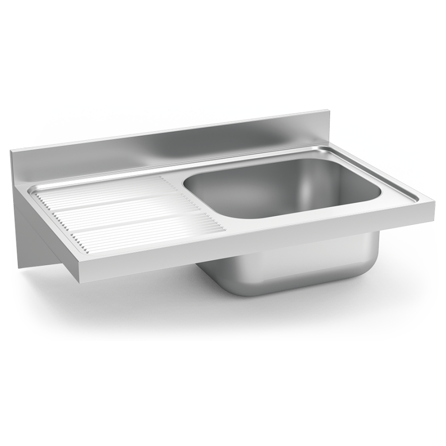 Fregadero Fricosmos Inox Colgante | Ref: 057616 | 1 Cubeta Izq. | Serie 600 | 1300x600x325 mm