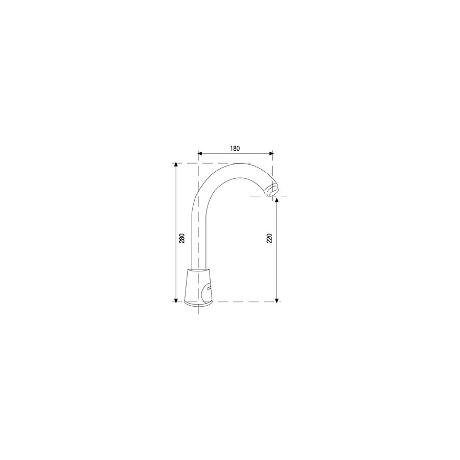 Grifo Electrónico Edenox CEL-18 | Caño Alto 360° | Sensor Infrarrojos