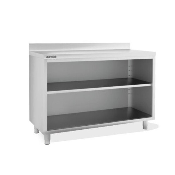Mesa de Trabajo Cafetera Infrico IEST200 | 1960x600x1050 mm | Acero Inoxidable AISI 304