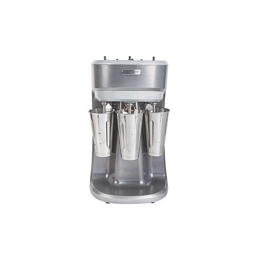 Batidora-Mezcladora Drink Mixer Triple Hamilton Beach | Ref: HMD400P-CE | 3 Vasos Inox | 3x1L | 900W | 318x229x521 mm