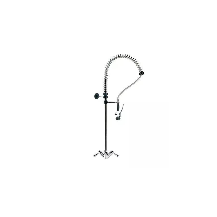 Grifo de Ducha D-2 | 5870024 | Mezclador Bimando (2 Aguas) | Conjunto Flexible | Pistola de Gran Caudal | Soporte de Pared