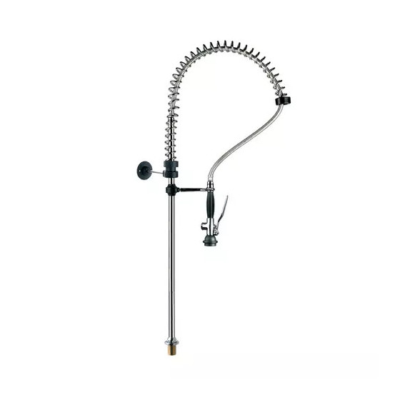 Grifo de Ducha Industrial DD | 5870021 | Conexión Directa a Red | Conjunto Flexible | Pistola de Gran Caudal | Soporte de Pared