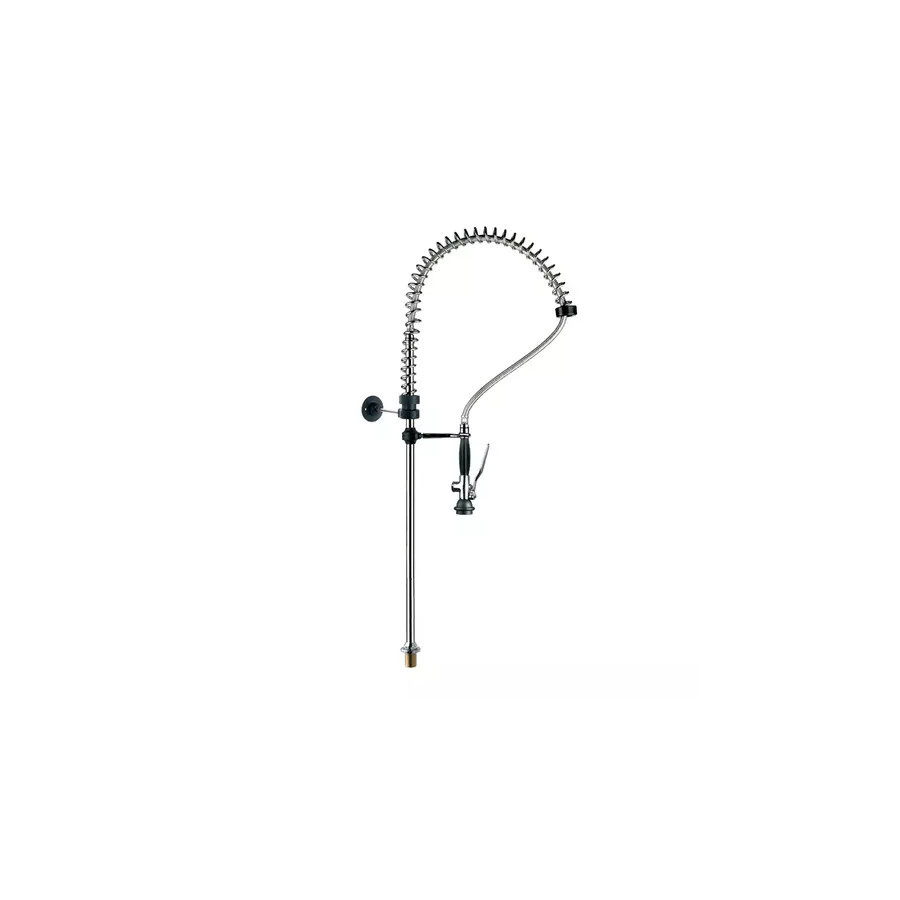 Grifo de Ducha Industrial DD | 5870021 | Conexión Directa a Red | Conjunto Flexible | Pistola de Gran Caudal | Soporte de Pared