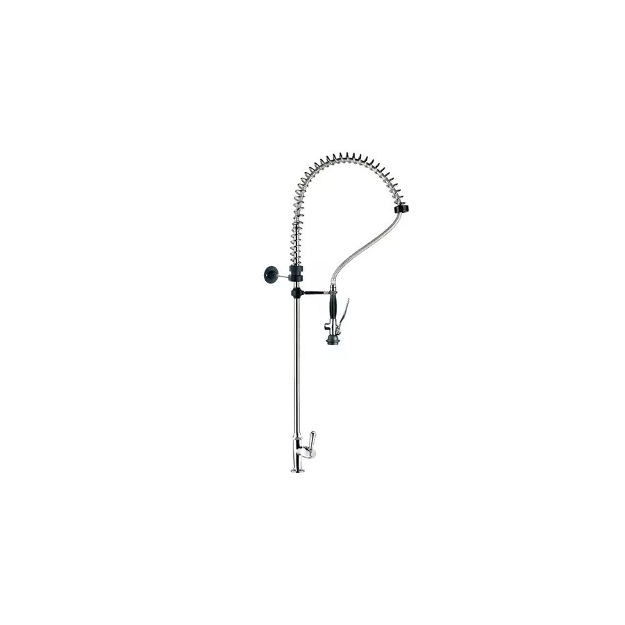 Grifo de Ducha D-1 | 5870023 | 1 Agua (Fría o Premezclada) | Monomando Inferior | Conjunto Flexible | Soporte de Pared