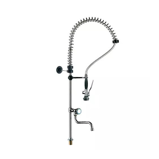Grifo de Ducha DD-G | 5870022 | Conexión Directa a Red | Caño Inferior Giratorio | Conjunto Flexible | Soporte de Pared