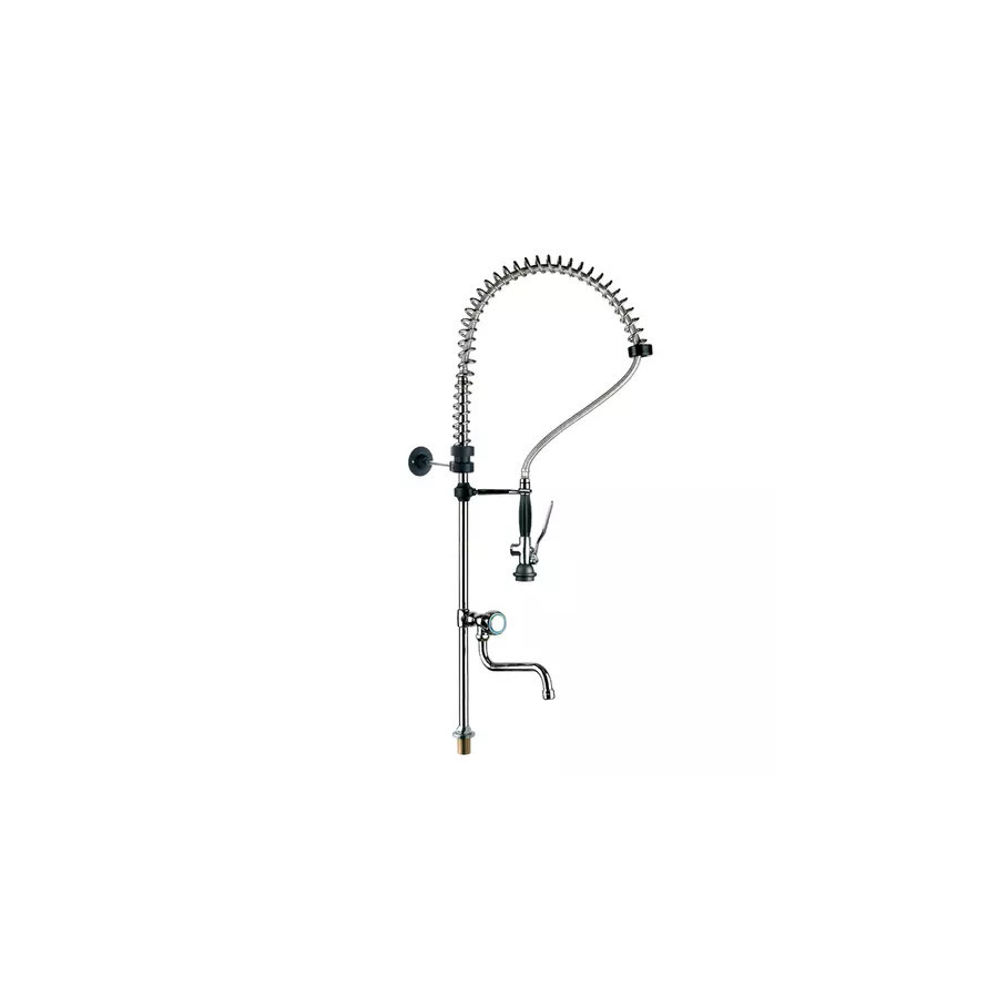 Grifo de Ducha DD-G | 5870022 | Conexión Directa a Red | Caño Inferior Giratorio | Conjunto Flexible | Soporte de Pared