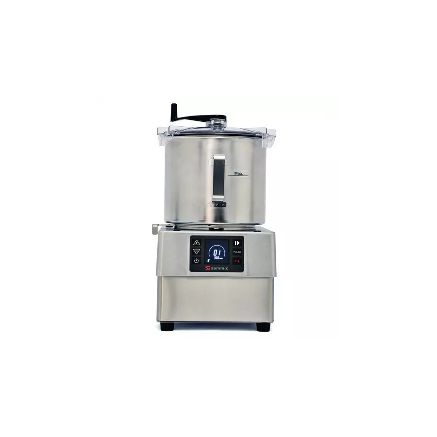 Cutter-Emulsionador Sammic KE-8V | Ref: 1050853 | 8L | Velocidad Variable | Brushless | Cuchillas Microdentadas | Cut&Mix