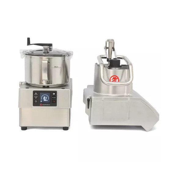 Sammic Combi Cortadora-Cutter CK-45V | Ref: 1050769 | 650kg/h | Caldero 5.5L | Brushless | 1500W