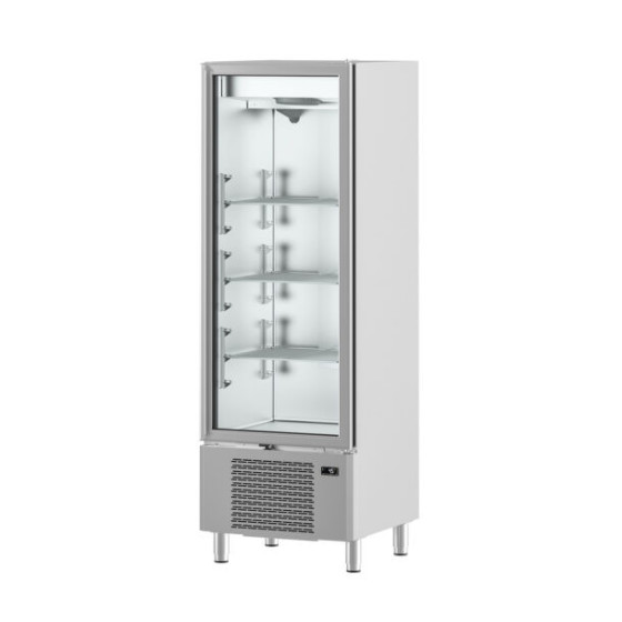 Armario Refrigeración Infrico IAN501CR | 500L | 1 Puerta Cristal | LED | +2/+6°C | R290 | Clase 4 | 687x700x2060 mm
