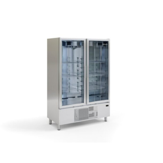 Armario Refrigeración Infrico IAN1002CR | 1100L | 2 Puertas Cristal | +2/+6°C | R290 | Clase 4 | 1385x700x2060 mm