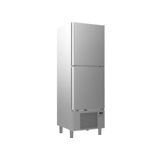 Armario Refrigeración Infrico IAN502 | 500L | -2/+8°C | 2 Puertas | LED | Inox | Clase C