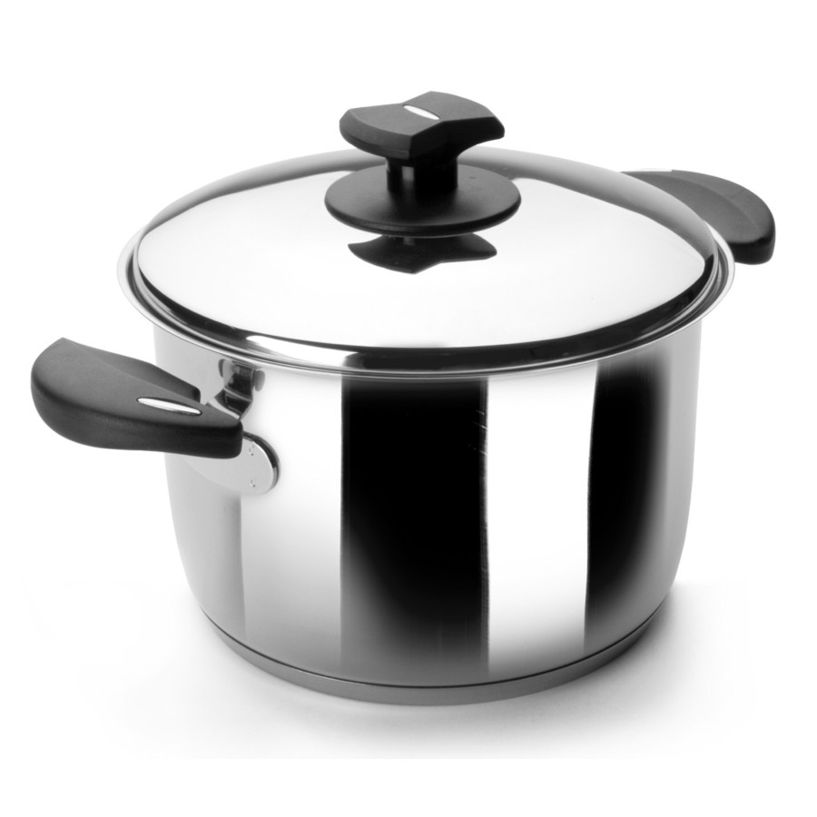 Olla con Tapa Nova-Ladycor de Acero Inoxidable 18/10 Lacor 88132 | Serie Nova Ladycor | Ø 32 cm | 13,50 Litros | Apta Inducción