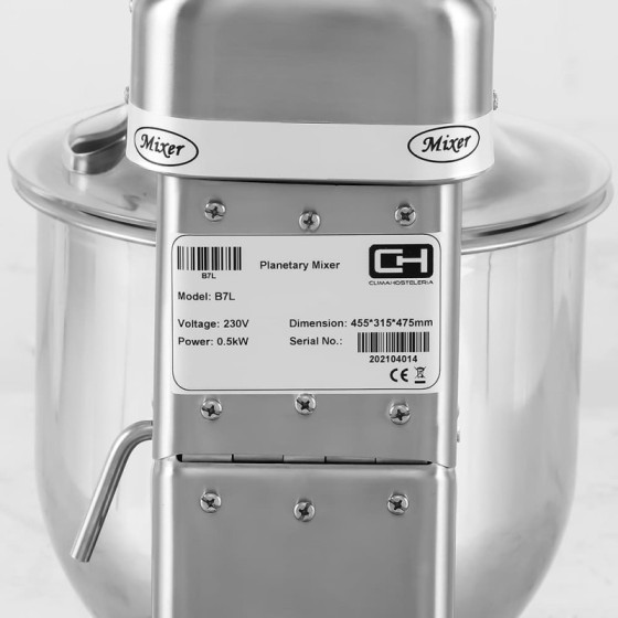 Amasadora planetaria B7L 7 L | ClimaHostelería