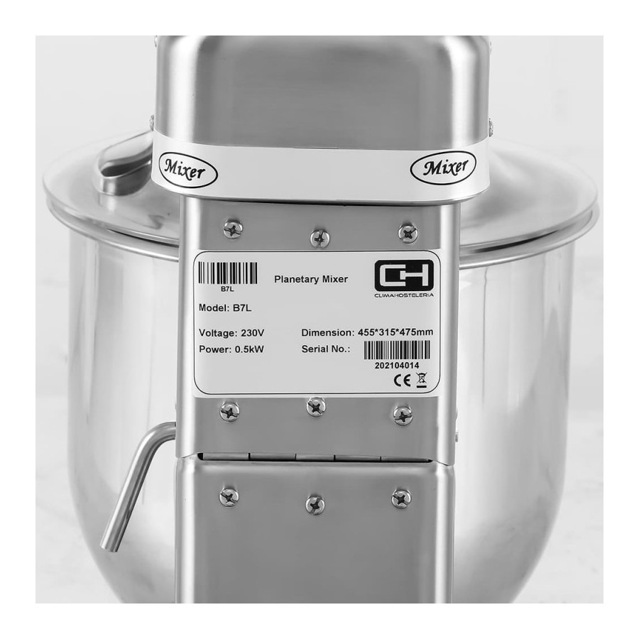 Amasadora planetaria B7L 7 L | ClimaHostelería