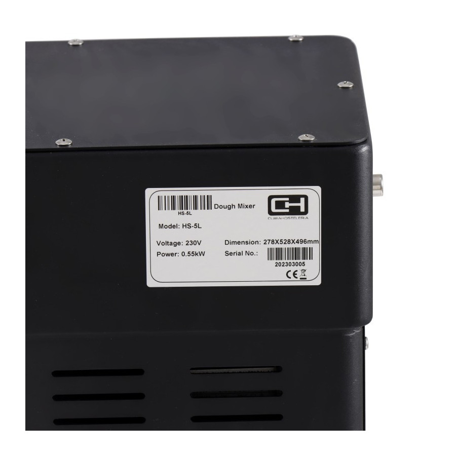 Amasadora espiral HS-5L 10 L | ClimaHostelería