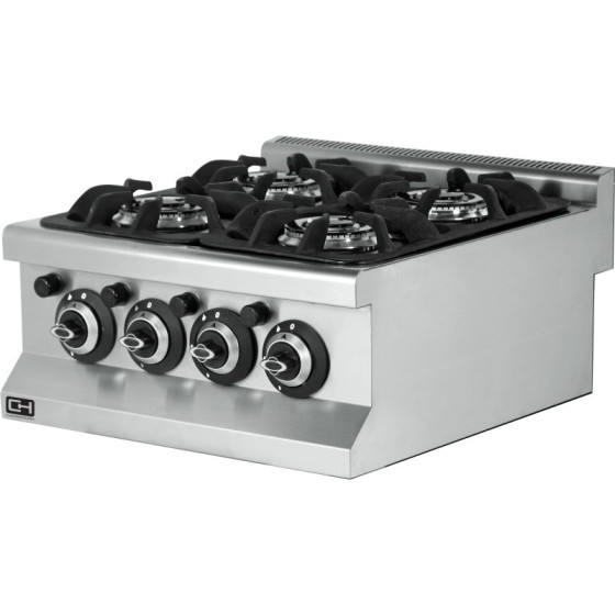 Cocina a gas 4 fuegos EMP6KG020 | ClimaHostelería