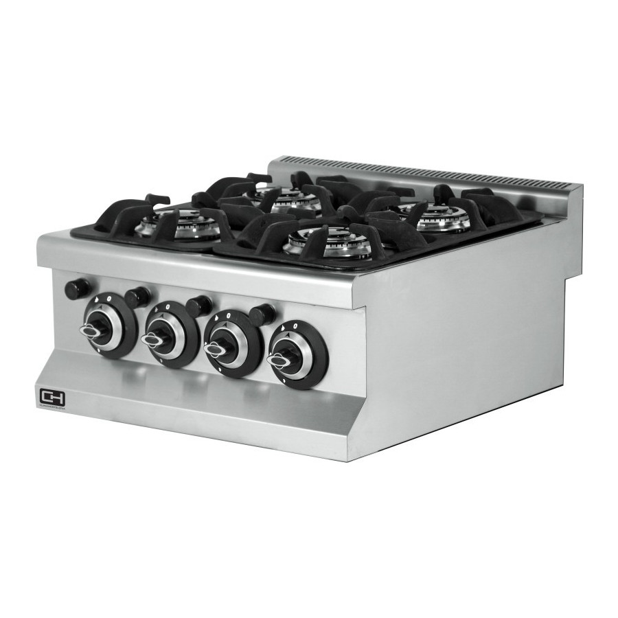 Cocina a gas 4 fuegos EMP6KG020 | ClimaHostelería