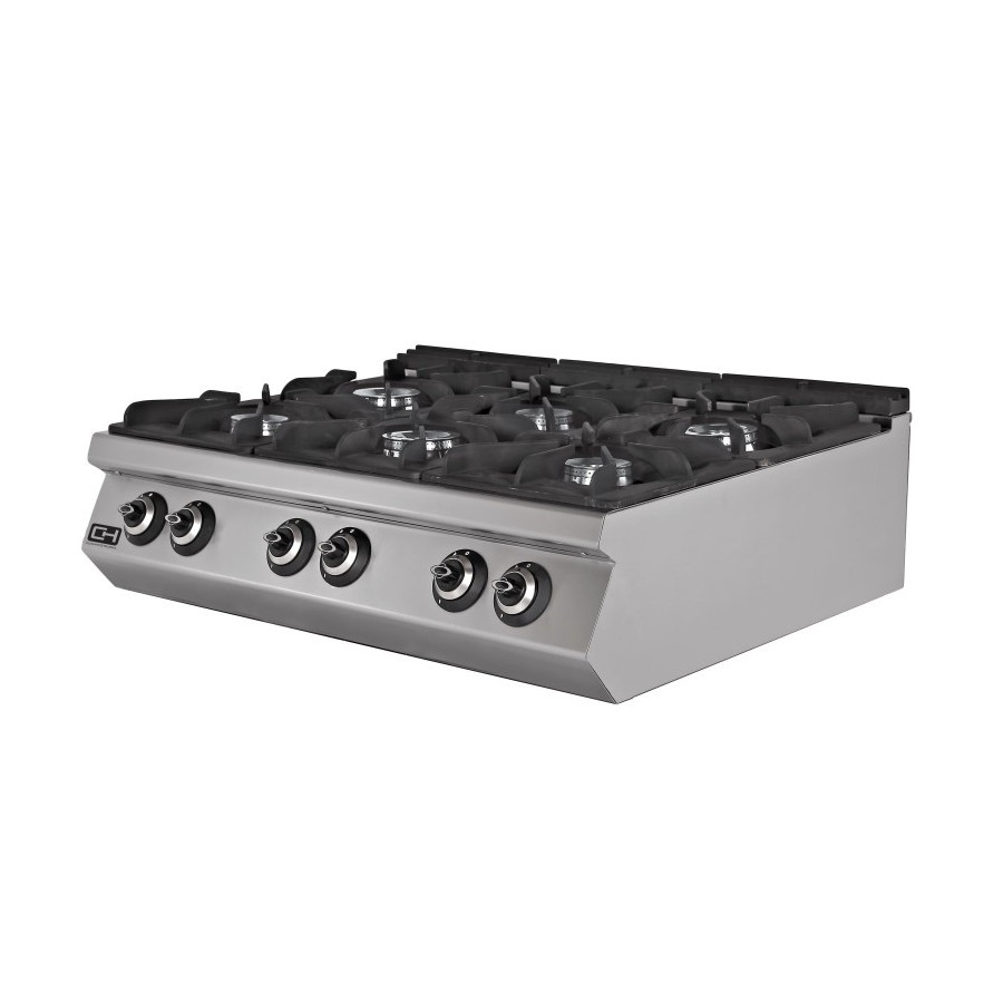 Cocina a gas 6 fuegos EMPPLS9KG030 | ClimaHostelería
