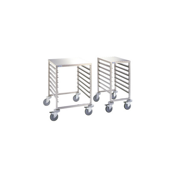 Carro Gastronorm Bajo Edenox CGB-21 | 7 Niveles GN 2/1 | Acero Inox