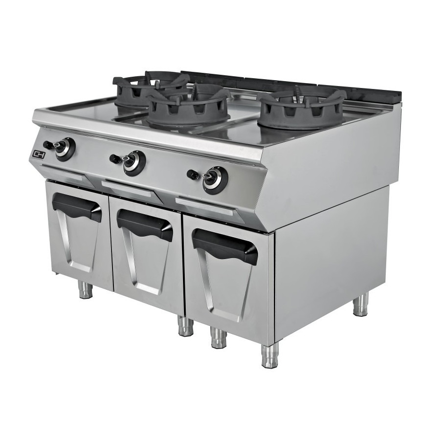 Cocina wok a gas EMPPLS9WK030 | ClimaHostelería