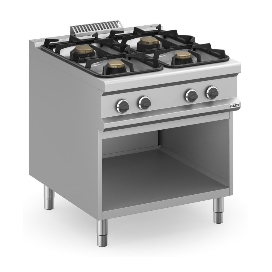 Cocina a gas MFB98AXL de 4 fuegos | ClimaHostelería