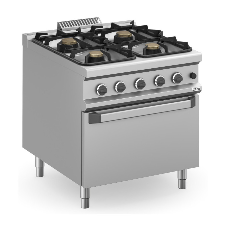 Cocina a gas MFB98FGXL con horno | ClimaHostelería