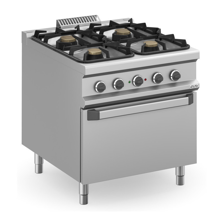 Cocina a gas MFB98FEXL con horno eléctrico | ClimaHostelería