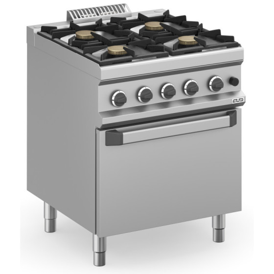 Cocina a gas con horno MFB77FGXS | ClimaHostelería