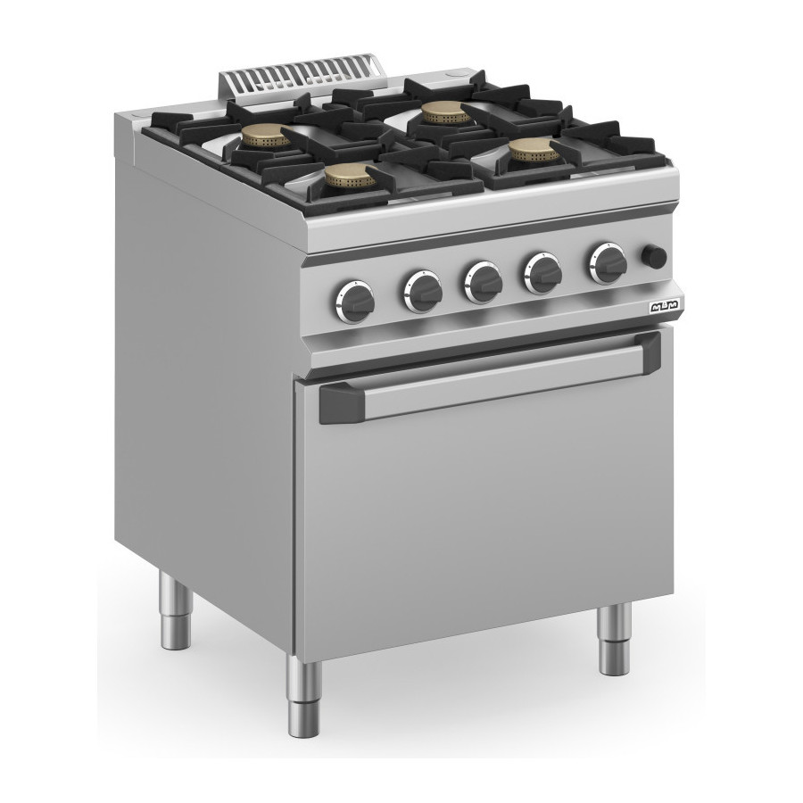 Cocina a gas con horno MFB77FGXS | ClimaHostelería