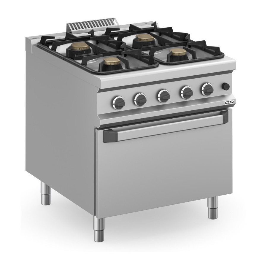 Cocina a gas MFB98FGXXS con horno | ClimaHostelería