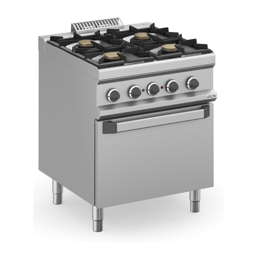 Cocina a gas MFB77FEXS con horno | ClimaHostelería