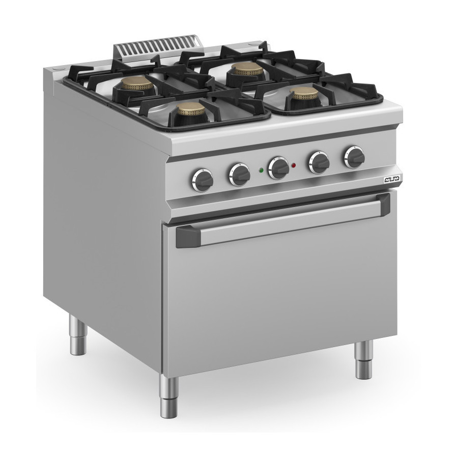 Cocina a gas MFB98FEXXS con horno | ClimaHostelería