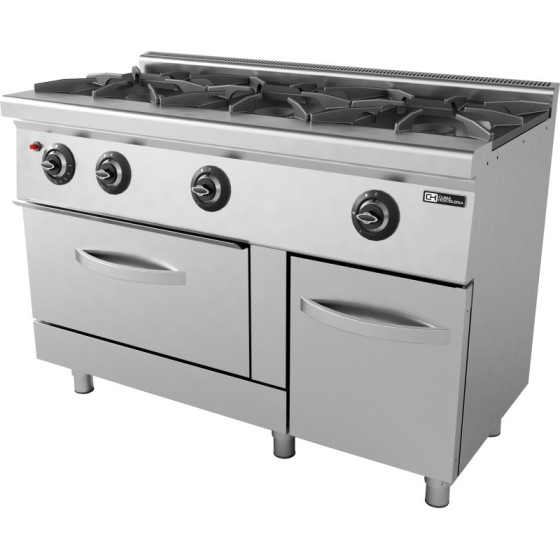 Cocina a gas con horno EMP6KG031 | ClimaHostelería
