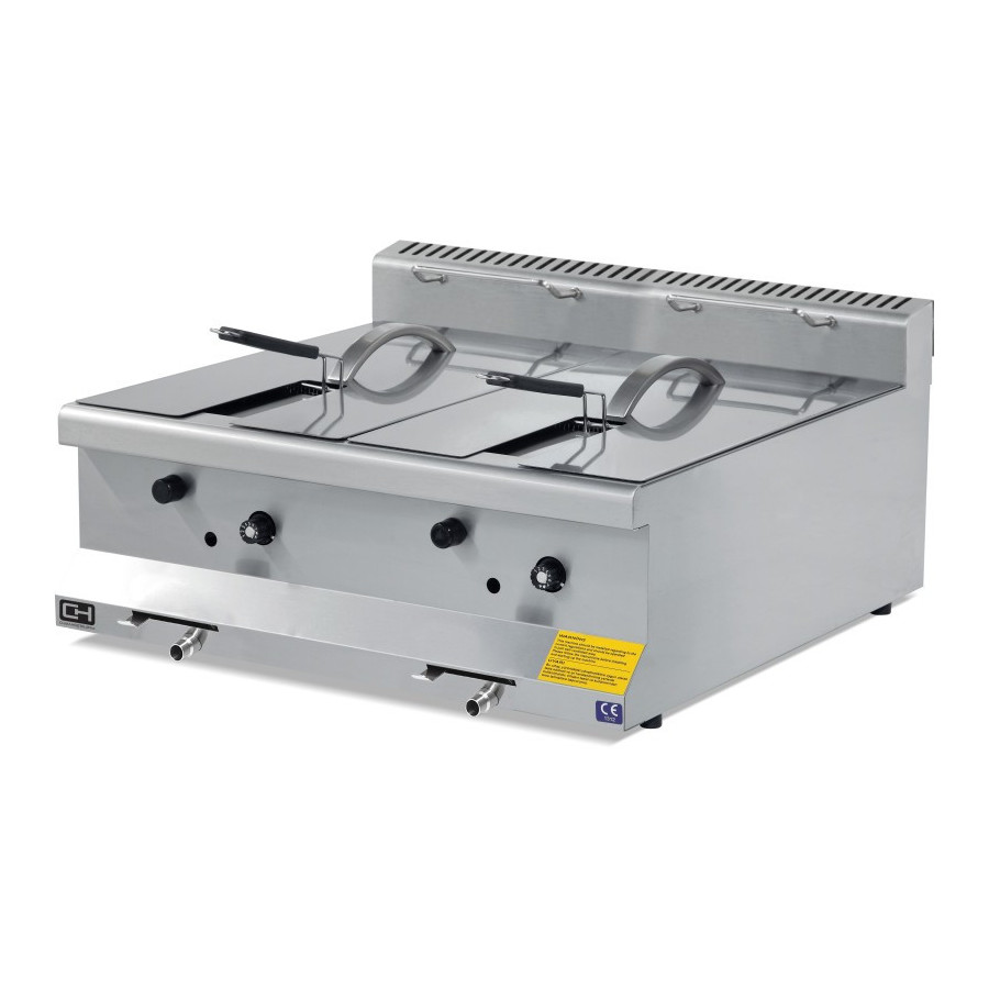 Freidora a gas EMP6FG020 10+10 L | ClimaHostelería