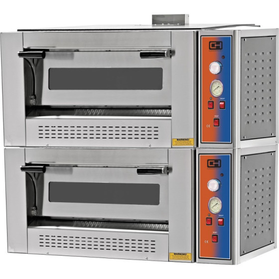 Horno de pizza a gas EMP4+4G | ClimaHostelería