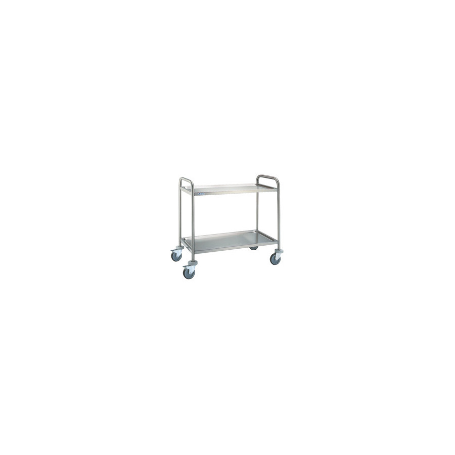 Carro de Servicio Edenox CE / CER | Acero Inox AISI-304 | 2 Estantes