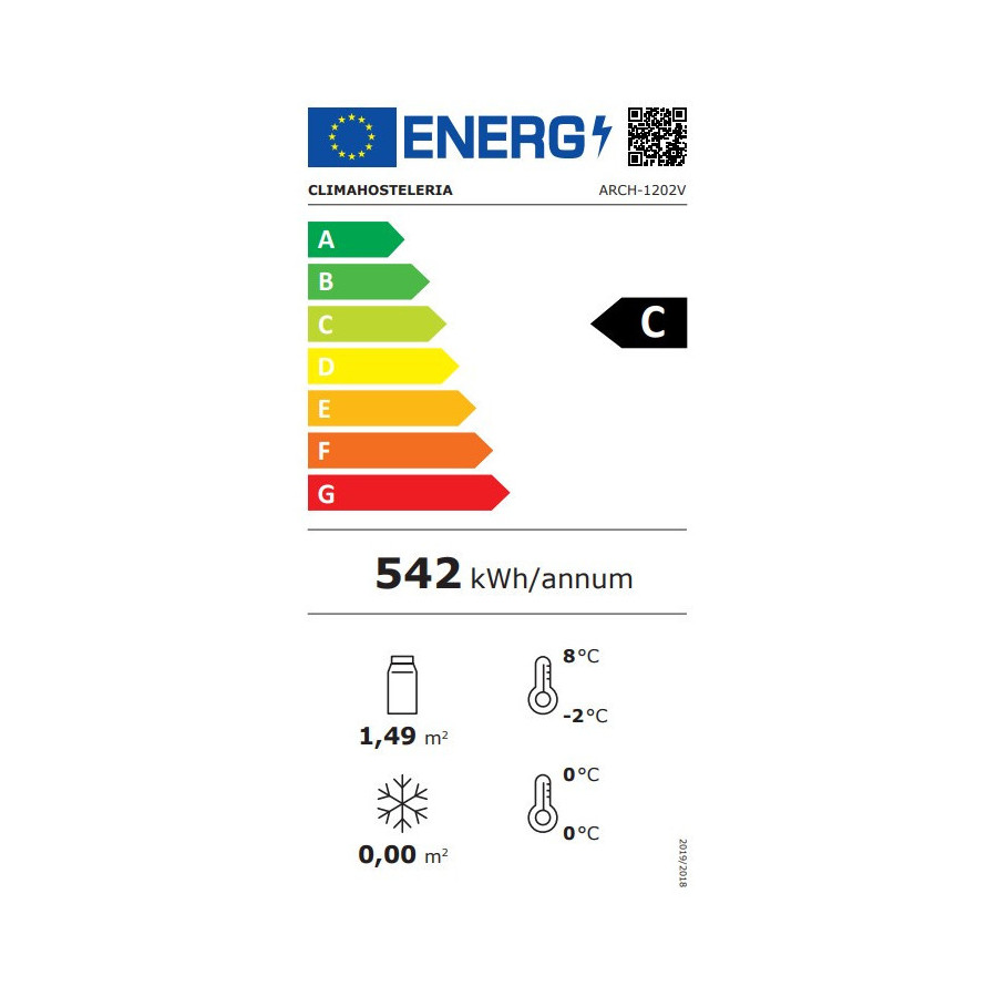 Armario refrigerado ARCH-1202V | ClimaHostelería