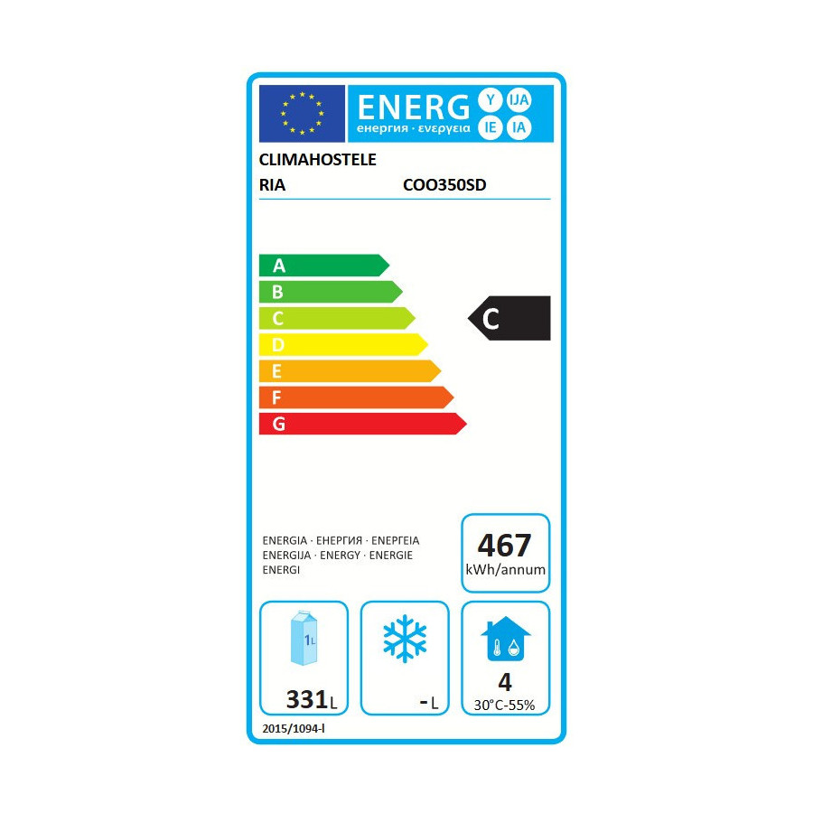 Armario refrigerado COO350SD | ClimaHostelería