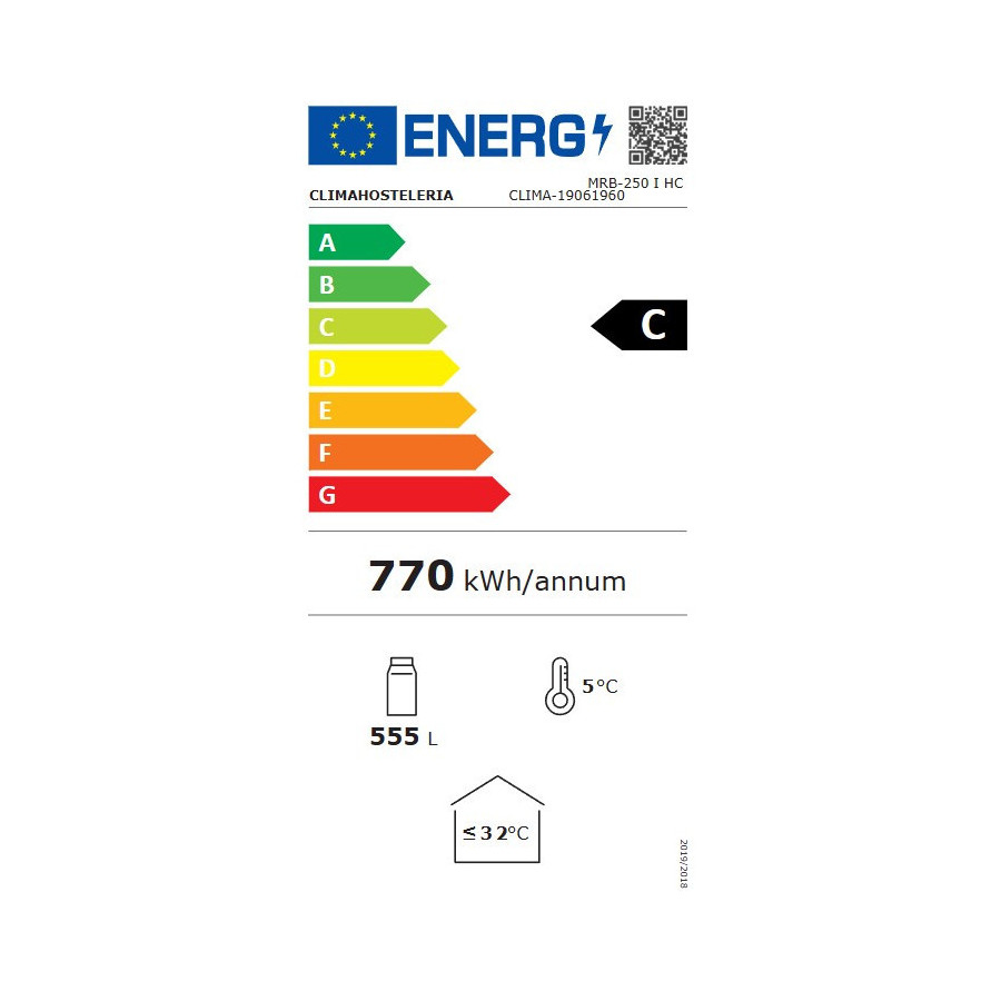 Botellero refrigerado MRB-250I | ClimaHostelería