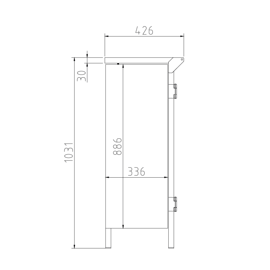 Mostrador de barra plegable MBP-160 | ClimaHostelería