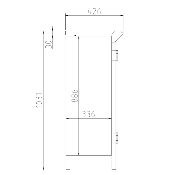 Mostrador de barra plegable MBP-180 | ClimaHostelería