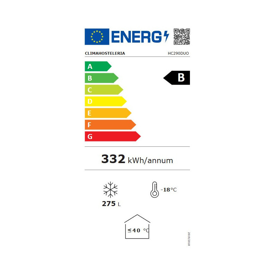Congelador horizontal HC290DUO | ClimaHostelería