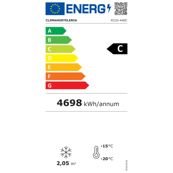 Armario congelación XCLD-440C | ClimaHostelería