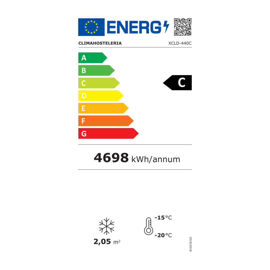 Armario congelación XCLD-440C | ClimaHostelería